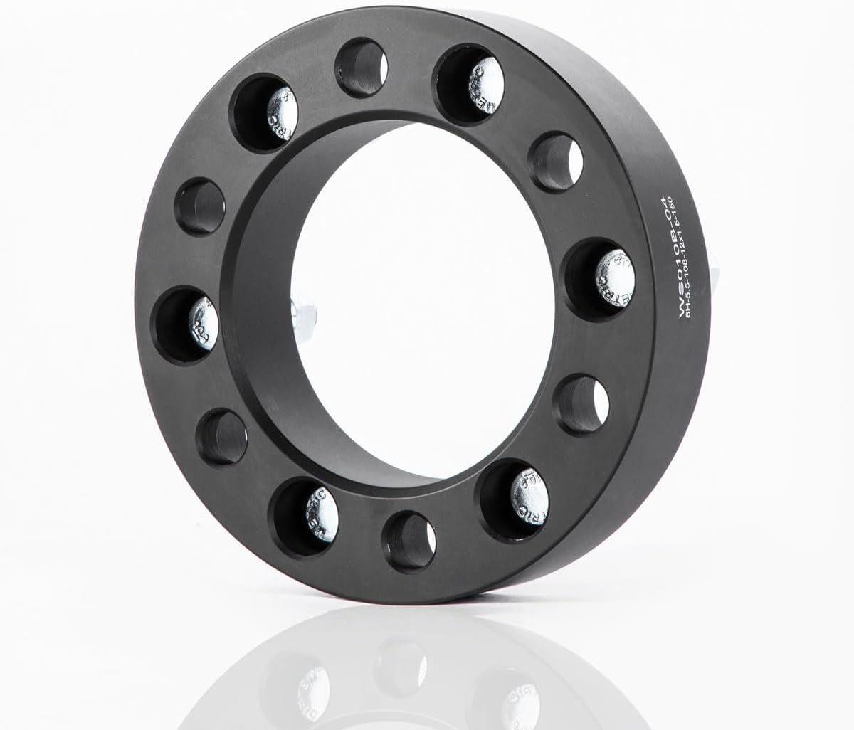 4pc Forged 6x5 to 6x5.5 Wheel Adapters 1.5 Inch 12x1.5 Studs 78.1mm Bore | Compatible with Chevy 6 Lug 6x127 Truck to 6x139.7 Rims for 2003-2006 SSR, 2002-2009 Trailblazer, 2002-2009 Envoy
