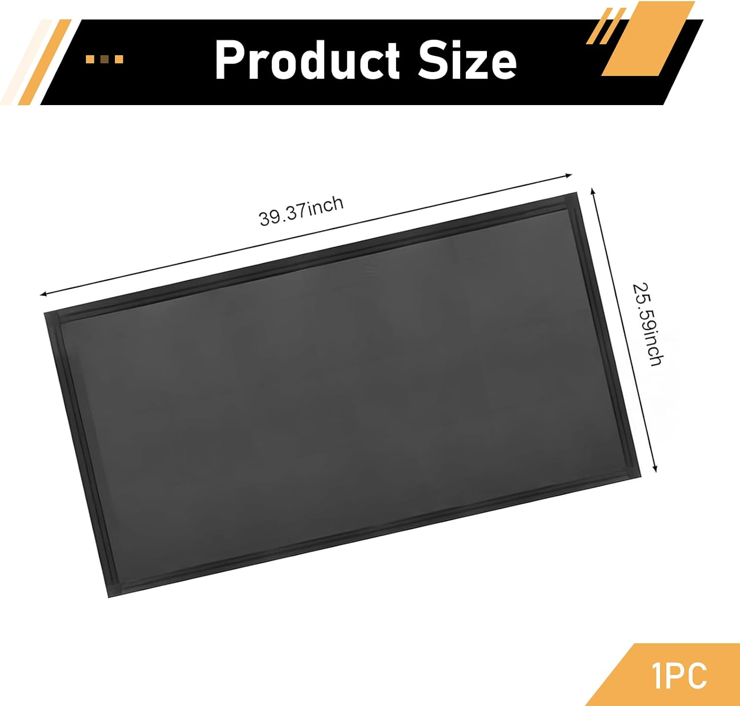 Car Sunroof Net, Breathable High-density Mesh Sunroof Cover, Portable Adsorption Car Roof Sunshade, Universal Sun-proof Exterior Accessories (Black)
