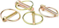3/8 Inch Tractor Lynch Pin Heavy Duty Lynch Pin Assortment Kit for Farm Tractors Trailers Trucks Mowers ,6PCS