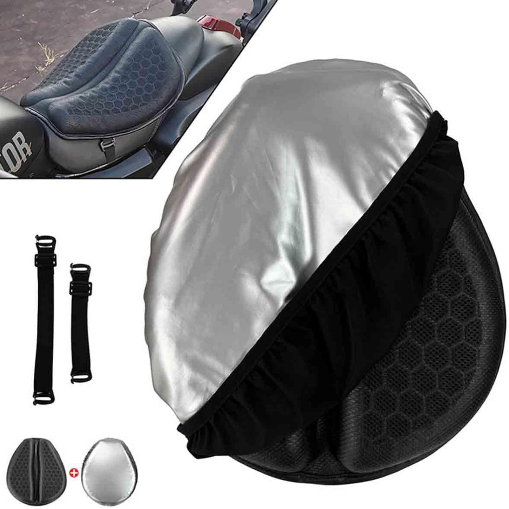 Motorcycle Seat Cushion for Yamaha V Star 950 2009 2010 2011 2012 2013 2014 2015 2016 2017,Shock Absorbing Breathable and Waterproof for Long Rides