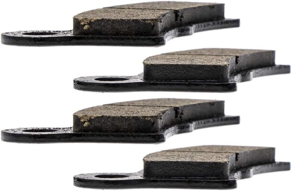 Brake Pad Set Compatible With Tri Ultra Street Trike 41854 08 83911 09B Complete Organic(ORGANIC)