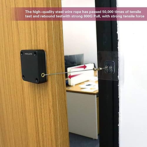 punch-free automatic sensor door closer - multifunctional for showing dimensions