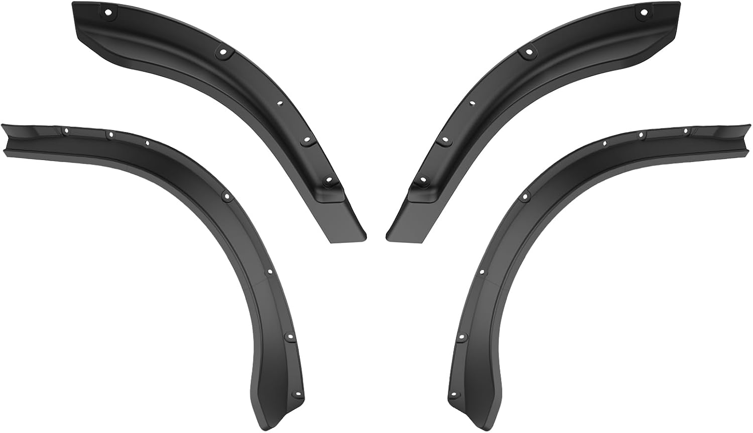 Front and Rear Fender Flares for Club Car DS 1993+, Combined Mud Flaps Guards for Clubcar DS, Golf Cart Accessories, Standard and Unmodified Golf Carts Body Only