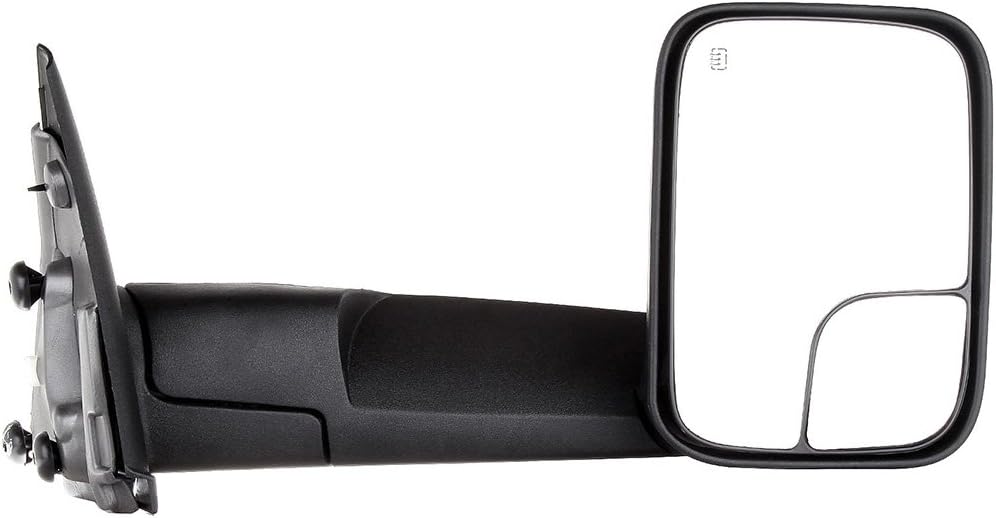 Passenger Side Heated Towing Mirrors Fits 2002-2008 for Dodge for Ram 1500 2003-2009 for Dodge for Ram 2500/3500, Power Adjusted View Mirror