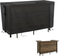 Kingling Outdoor Table Cover for Bar Table, 72 Inch Waterproof Patio Bar Cover