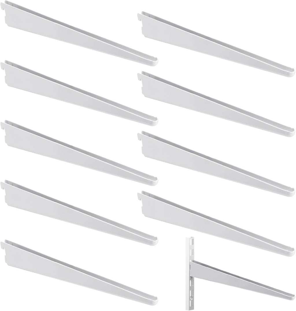 yalikop 10 pack adjustable shelf brackets for double, main product view