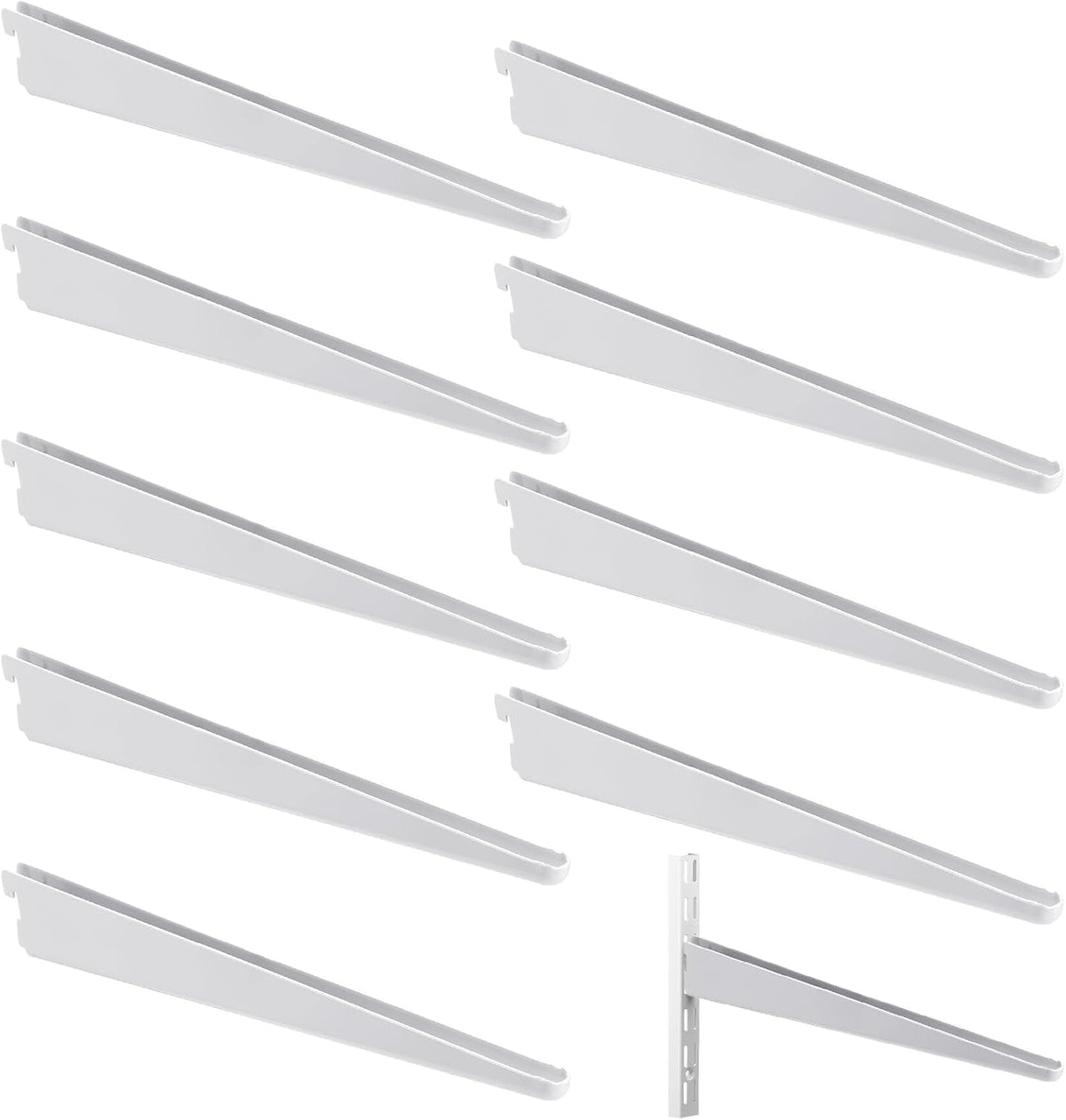 yalikop 10 pack adjustable shelf brackets for double, main product view
