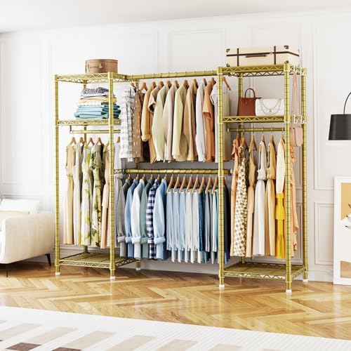 ulif e7 garment rack, heavy duty clothes storage, package contents
