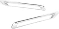 Chrome Rear Fog Light Cover Trim, ABS, Compatible with 2019-2021 - Easy Adhesive Installation (2-Piece Set)