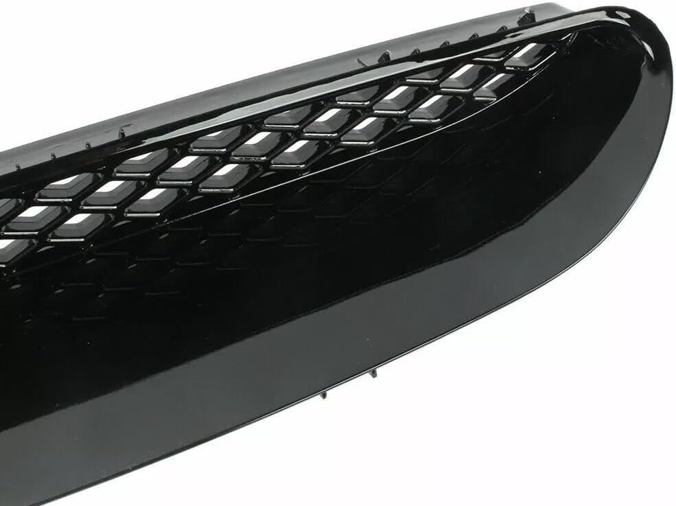 Hood Vent Center Bezel Grill Scoop Fit For 2015-2018 Dodge Challenger SRT HELLCAT & 2019-2023 R/T SCAT PACK 68184348AD 68184348AG 68184348AH,Painted Black Hood Vent Replace Parts Accessories