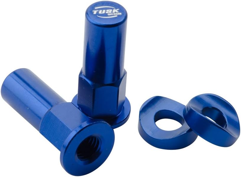 Tusk Rim Lock Nut/Spacer Kit Blue
