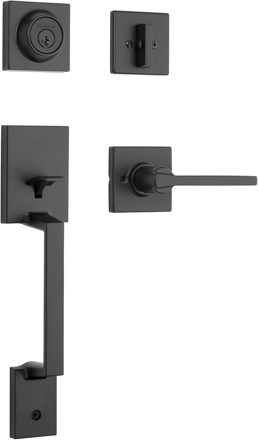 kwikset amador front door lock handle and deadbolt, main product view