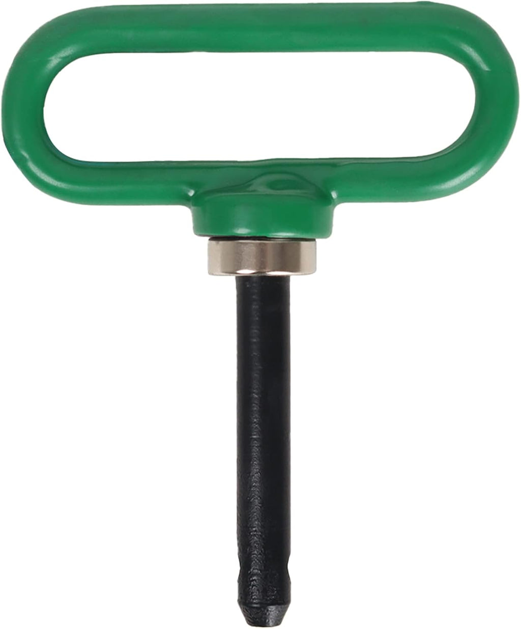 Lawn Mower Magnetic Hitch pin with Clip Ultra Strong Neodymium Magnet Trailer Gate Pin for Simple One Handed Hook On & Off -2pack