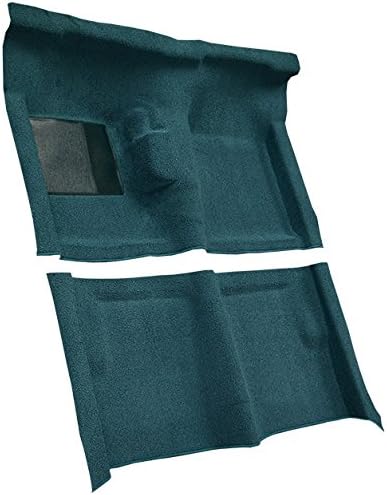 Replacement Auto Carpet Floor Liner - Molded Loop - fits 1960-1965 Ford Ranchero 4 Speed Manual 8 Cylinder Molded (Black)