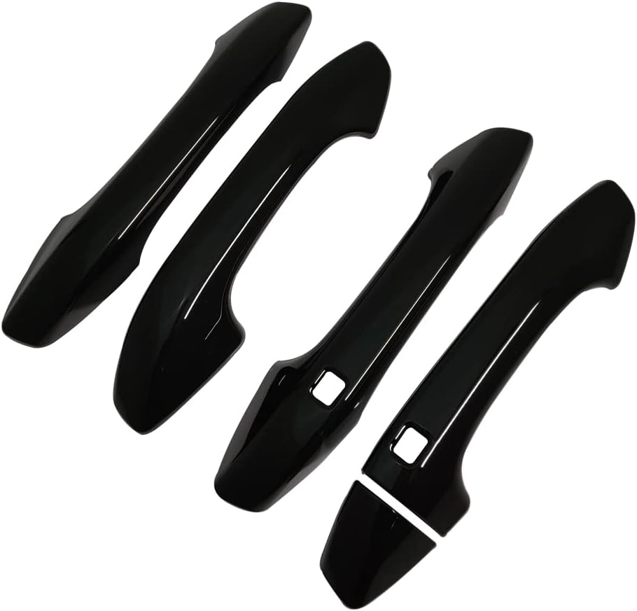 AOKIO ABS Glossy Black Exterior Door Handle Cover Trim for Kia K5 Accessories 2020 2021 2022 2023 2024 2025 with Smart Keyhole (Not for Optima 2015-2019)