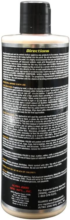 Glare Plus Professional Polish - 12 Ounce Bottle