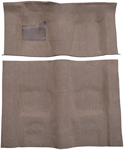 Replacement Auto Carpet Floor Liner - Molded Cutpile - fits 1974-1975 Chevrolet Camaro Automatic with Tail (Black)