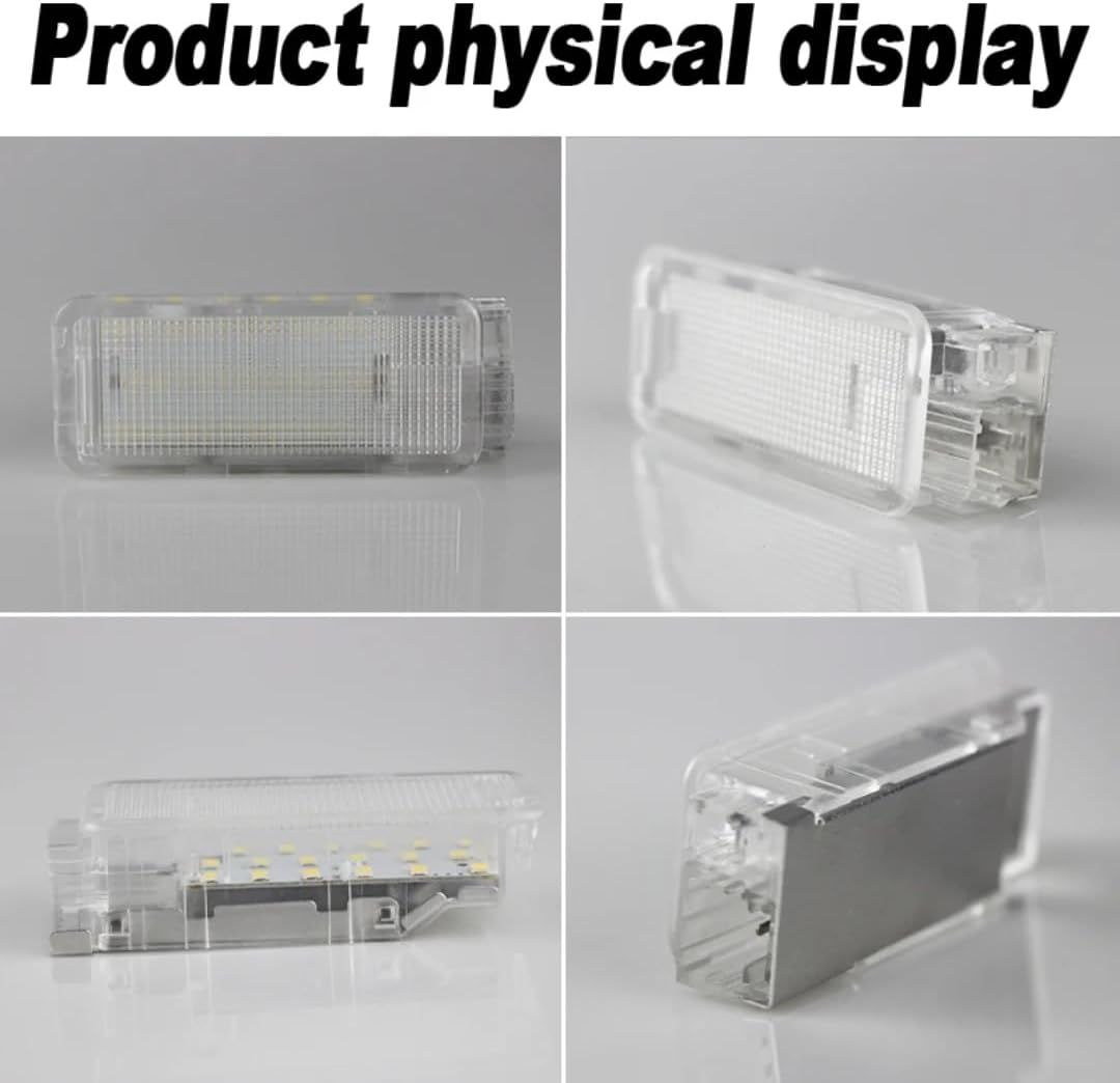 Car Trunk Light for Citroen C2 C3 C4 C5 X7 C6 C8 DS3 SAXO XANTIA II, for Peugeot 3008 206 208 308 1007 RCZ, 2PCS Trunk Interior Light Luggage Lamp