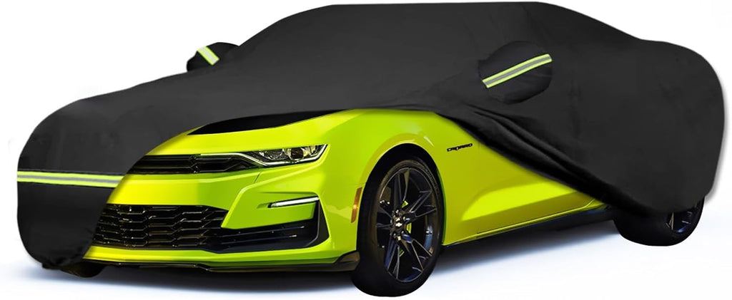 waterproof car covers fit for 2010-2023 chevy camaro(black), main product view