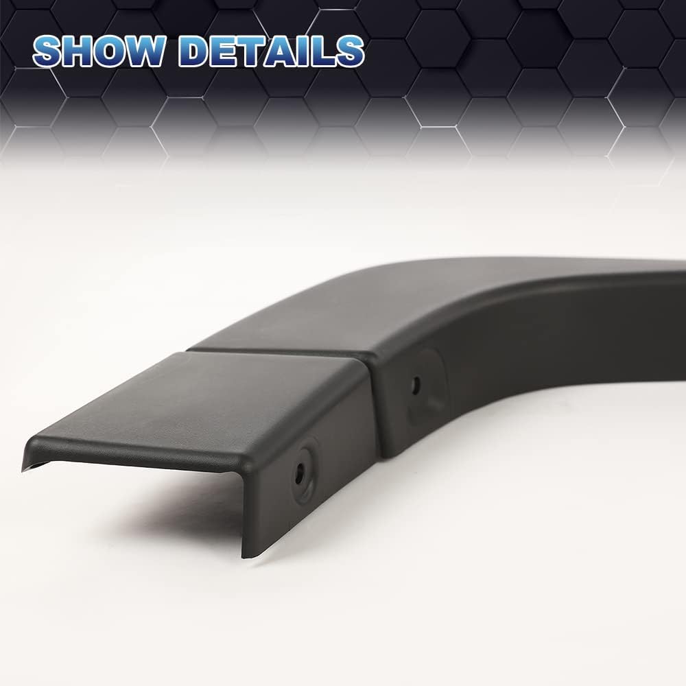 PIT66 Fender Flares Compatible with Chevy Silverado 1500 2014-2018 | Fit Silverado 2500HD 3500HD 2015-2019 (Only fit models with fleetside bed.Not for dually models) Textured Factory Style 4Pcs