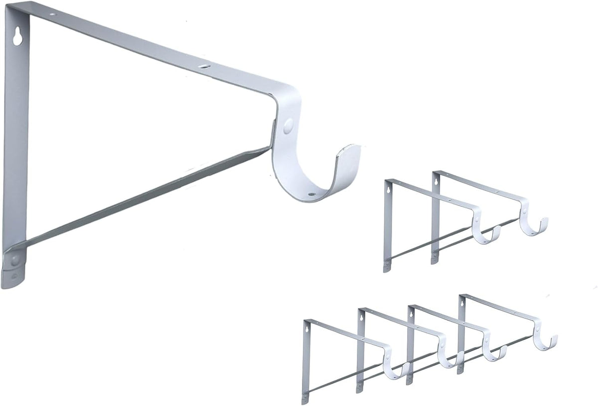 qcaa heavy duty shelf rod bracket, 12.6" x, main product view