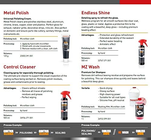 Menzerna M-PPC-T Metal Polishing Cream, 12 fl. oz, 1 Pack