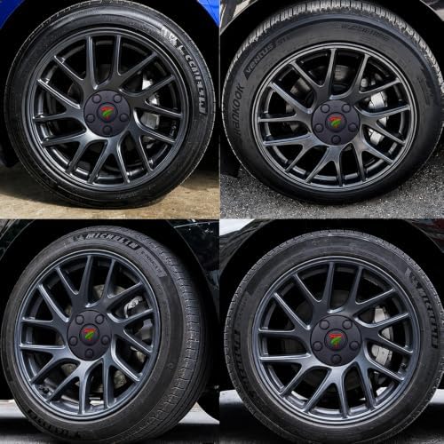 Center Caps Hubcaps Cover Aero Wheels for 18-inch Original Standard Rims Compatible with Model 3 (NOT Compatible with Model 3 Highland)