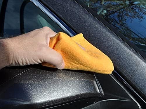 Flinka The Original Reusable Shammy Cloth 20" x 14" - Super Absorbent Chamois Towel - Great for Cars, Boats, Trucks, and RVs - Natural Viscose Sponge Cloth - Eco Friendly (1 Pack)