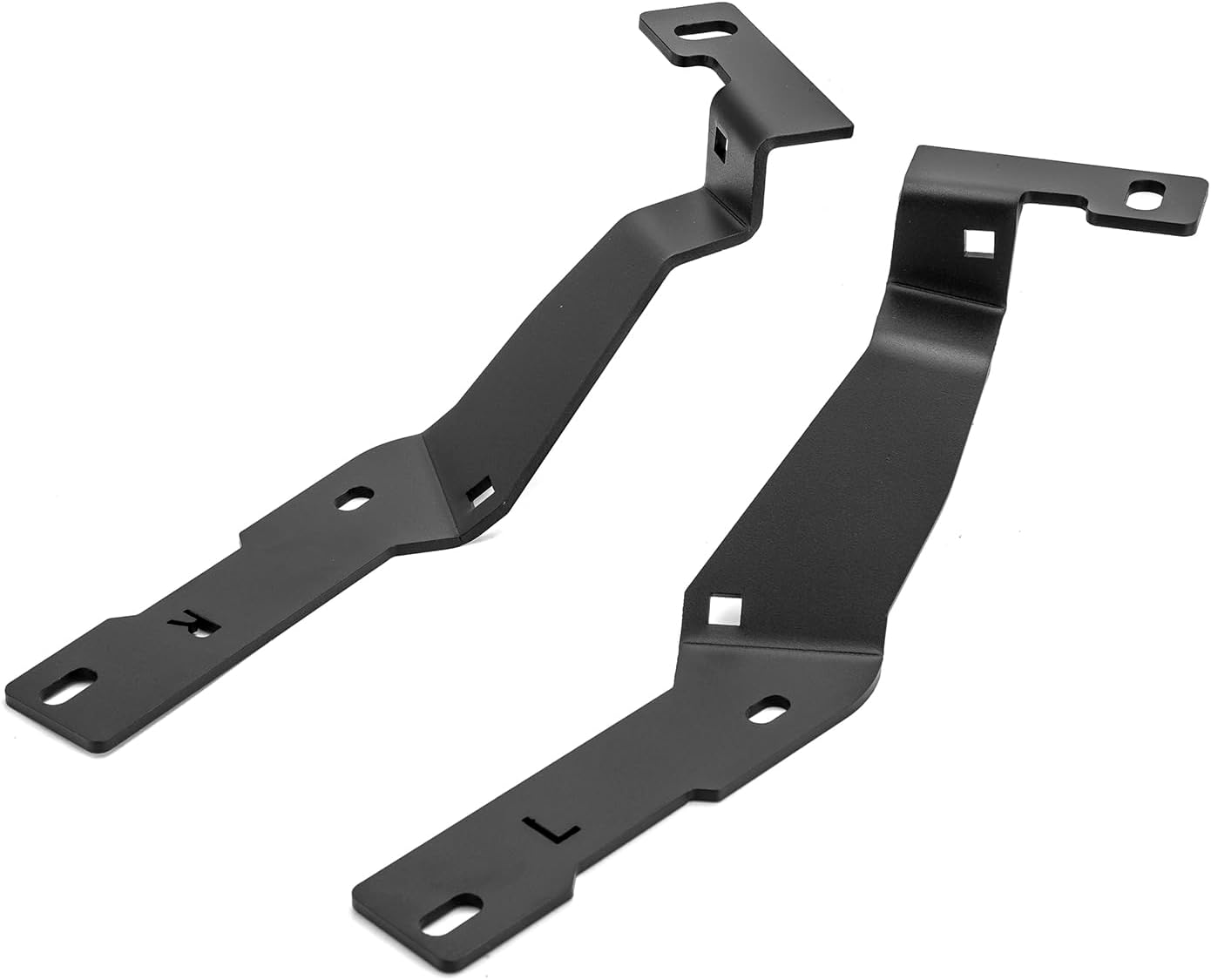 WeiSen Hood Hinge Ditch Light Brackets Fit for Ram 2500 3500 2019-2026 | No Drill,Heavy Duty Steel,Rustproof,Rigid,Sturdy,Hood Mount Light Brackets,Hood Light Mount,Pod Light Mounts