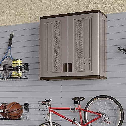 suncast 4 cu. ft wall mounted garage cabinet, view 10