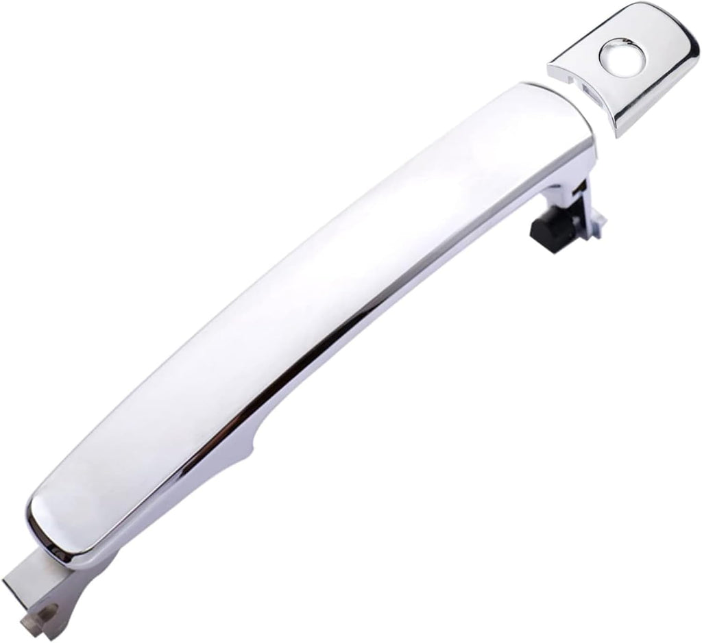 Exterior Door Handle Front Left Driver Side for Nissan Rogue 2010-2015,Nissan Murano 2003-2007,Infiniti FX35 FX45 2003-2008 - Without Smart Key - Replace# 80640-CA012 - Chrome