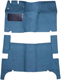 Replacement Auto Carpet Floor Liner - Cut and Sewn Loop - fits 1955-1956 Ford Customline 4 Door Hardtop (Charcoal)