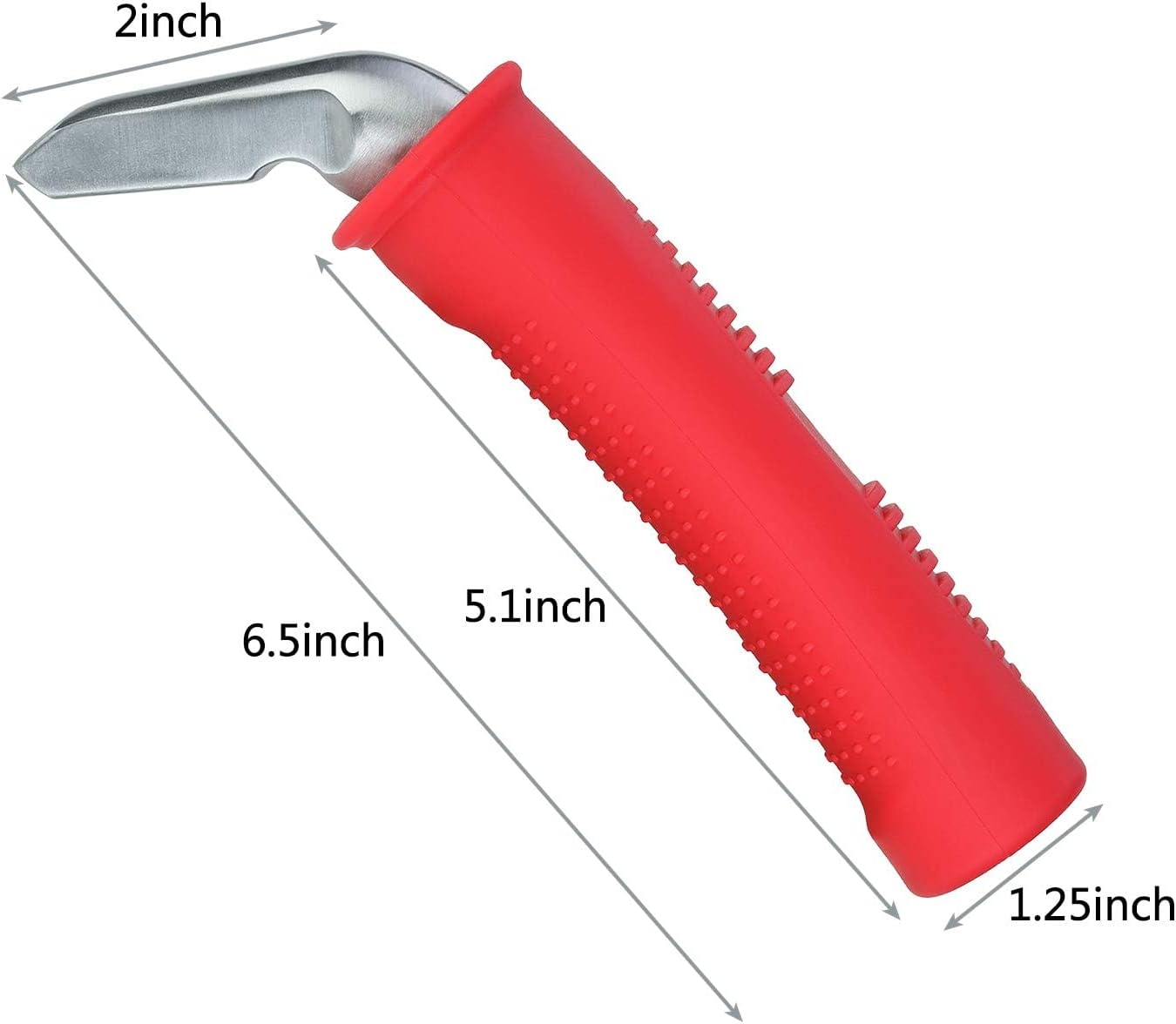 Valorcielo Car Door Handle for Elderly, 300 lb Support, Red 2 Pack | Auto cane portable vehicle support handle with non-slip grip, a car door assist bar for more confident entry and exit