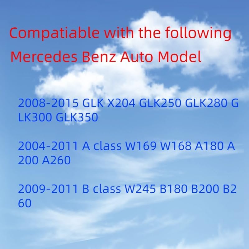 2pc Car Door LED Logo Projector Lights, Welcome Shadow Lamp, Automotive Step Light Compatible with auto 2008-2015 GLK X204 2004-2011 A class W169 W168 2009-2011 B class W245 (GLK)