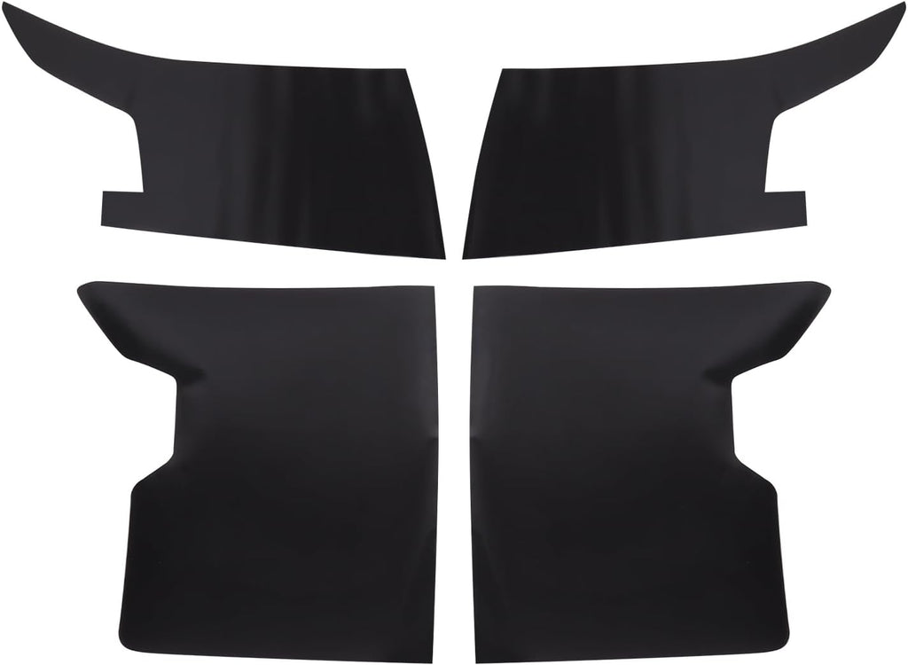 Car Front Headlight Tint Film & Rear Taillight Trim Sticker Compatible with Nissan Frontier 2022-2025, Precut Taillight Headlight Lamp Overlay Kit Black Transparent TPU Decals Protector Accessories