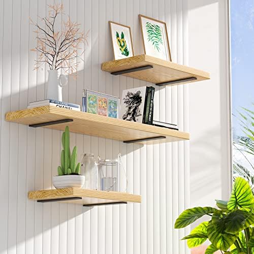floating shelf brackets 12 inch 6 pack, hidden showing dimensions