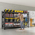 miiiko 75" w metal garage storage shelving unit,9000lbs, main product view