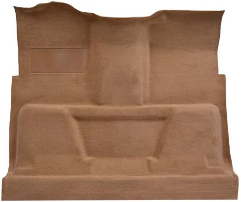 Replacement Auto Carpet Floor Liner - Molded Cutpile - fits 1975-1980 Chevrolet C10 Regular Cab 2WD Automatic 3 Speed Column Shift (Saddle)