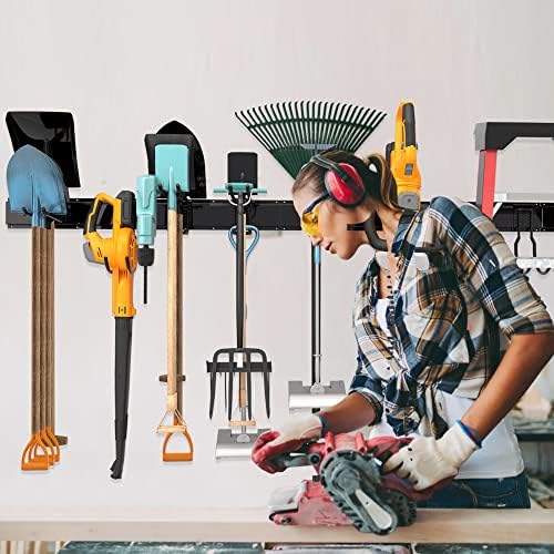sttoraboks garage wall organizer, heavy duty tool hangers on a desk or shelf