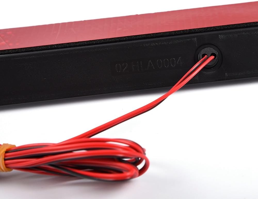 LQI LED 3rd Brake Light Compatible with Leer Are Century Truck Cap Topper, Cargo Light Parking Light Recessed Third Brake Light Smoky Lens Black Housing, AT-LED-36R, AT-LED-36R-01