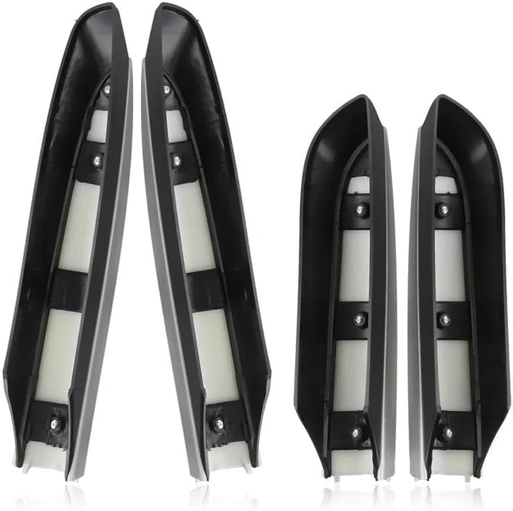 Roof Racks Boxes 4PCS ABS Roof Rack Cover for Toyota for RAV4 for XA40 2013-2018 Luggage Racks Rail End Shell Replacement Part Accessories Car Roof Bars