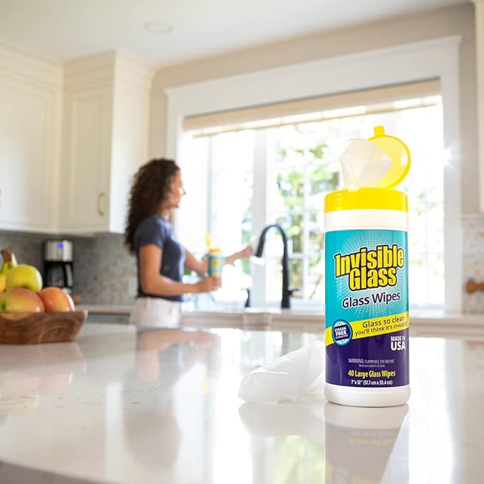 Invisible Glass 90160-3PK Glass Cleaning Wipes Perfect - Image 4