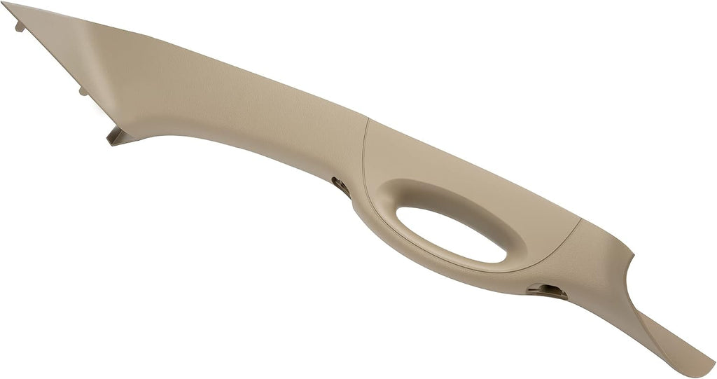 A Pillar Interior Trim Handle Right Passenger Side Compatible with Ford F150 F-150 Lincoln Mark LT A Pillar Grab Handle Assist Panel 4L3Z-1503598-AAC (Right Passenger Side Beige)