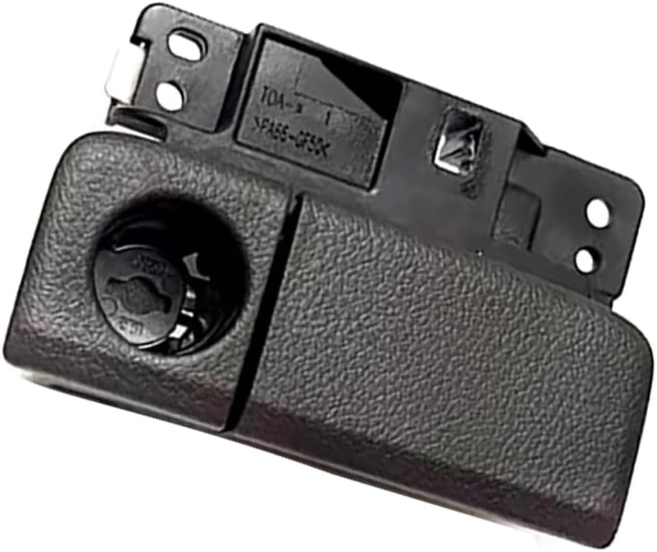 Riloer Glove Box Latch Handle Compatible with Honda CR-V 2007-2011 Black | Front Right Glove Compartment Door Handle Replacement, Plastic Metal Latch Pull Handle 77540-T0A-003 77540-SWA-A01