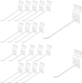 Yuahar Slatwall Hooks 20Pcs 4/6 Inch Slatwall Accessories Heavy Duty Slat Wall by Yauhar