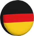 German Flag Print Universal Spare Tire Cover for RV, Jeep | Wheel Protector Fits Rv, Trailer, Jeep, Shield Tires From Sun, Dirt And Rain For Outdoor Storage