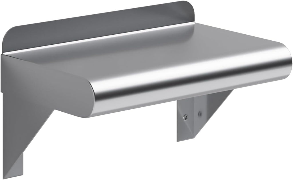 AmGood 6 in. x 10 in. Stainless Steel Wall Mount Shelf. Commercial/Home. Kitchen