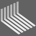 shelf brackets heavy duty 14 inch white l, main product view