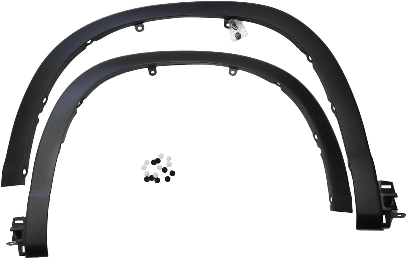 Front Left Right Fender Trim Set For Toyota Highlander 2014-2017, Direct Replacement OE TO1291105 TO1290105