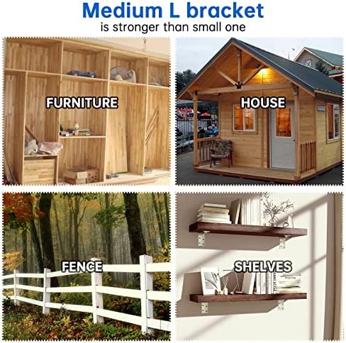 3"x3" l brackets heavy duty 12-ga, galvanized angle, close-up detail